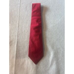 Faconnable Necktie Mens OS Red Blue Striped Excellent Silk Italy Atelier